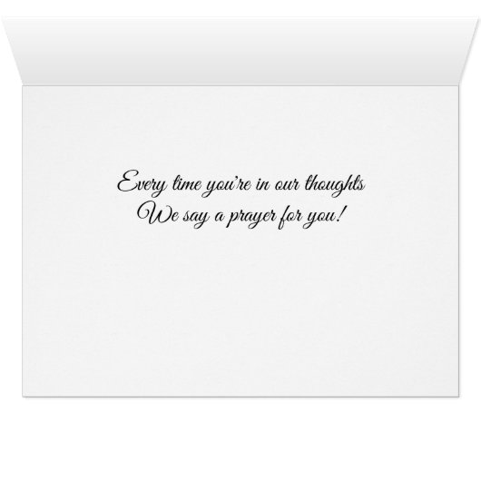 Penser à votre prière (Intérieur Horizontal (Bas))