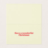 Penser À Vous 25 Cartes De Noël (Inside Unfolded)