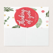 Penser À Vous 25 Pack Carte de fin de année (Outside Unfolded)