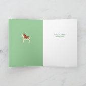 Penser à vous à la carte de Noël (Intérieur)