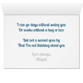 Penser À Vous Aimer Vous A Manqué (Intérieur Horizontal (Bas))