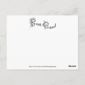 Penser à vous aujourd'hui carte postale (Dos)