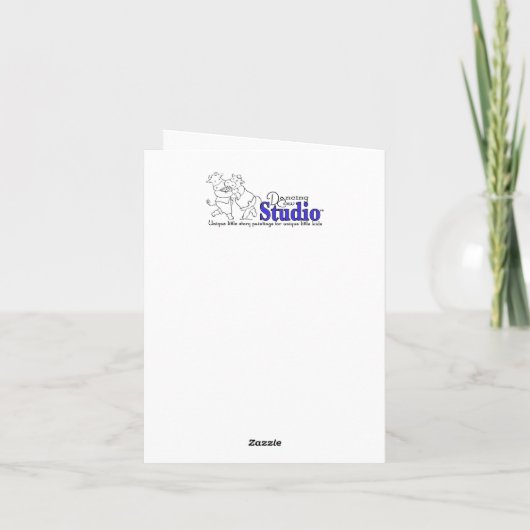 "Penser à vous" Blank Carte pour notes (Dos)