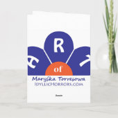 Penser à vous - Carte de voeux (Dos)