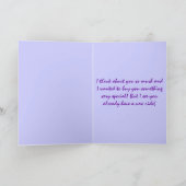 Penser à vous, carte de voeux Step-Mother (Intérieur)