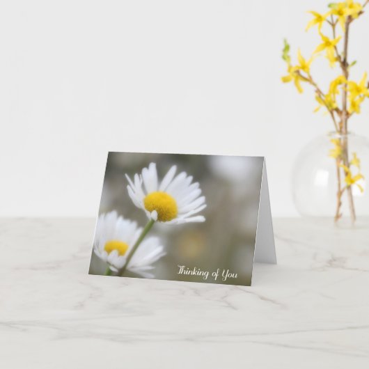 Penser à vous Carte pour notes (Fleur jaune)