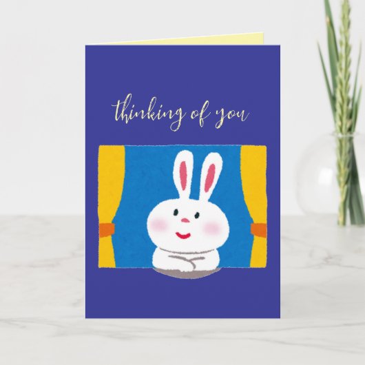 Penser à vous / Carte You Missing, Carte Rabbit (Devant)