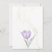 Penser à vous Cette carte de sympathie pour la fêt (Dos)