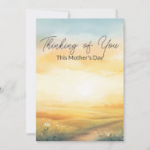 Penser à vous Cette carte de voeux pour la fête de (Devant)