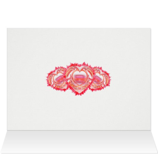 Penser À Vous Coeurs Rouge Ombre À L'Intérieur Mod (Intérieur Horizontal (Haut))