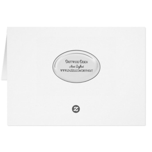 penser à vous dewdrop sur la feuille (Dos Horizontal)