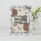 Penser à vous Dire la carte de voeux (Debout devant)