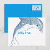 Penser À Vous Dolphin Fashion Carte Postale (Devant / Derrière)