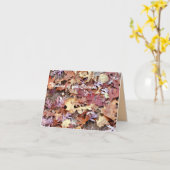 Penser à vous / Feuilles d'automne Carte de voeux (Fleur jaune)