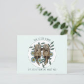 Penser à vous Otters carte postale (Debout devant)