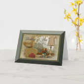 Penser à vous SECRET PAL - CARTE DE REMARQUE BLANC (Fleur jaune)