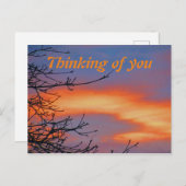 Penser À Vous Sunrise Carte Postale (Devant / Derrière)