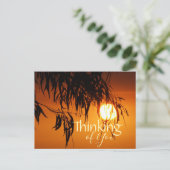Penser à vous Sunset Glory modèle de carte postale (Debout devant)