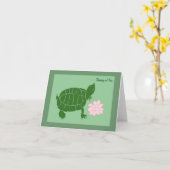 Penser À Vous Tortues Cartes De Note (Fleur jaune)