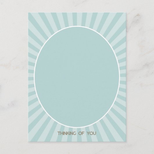 Penser à vous White Superhero Chien carte postale (Devant)