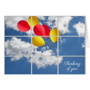 penser au bouquet de votre ballon dans la fenêtre