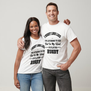 Penser Au Rugby - T-shirt Rugby Unisex