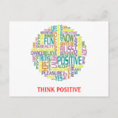 Penser carte postale positive (Devant)