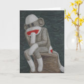 Penser Cartes de singe de choc (Fleur jaune)