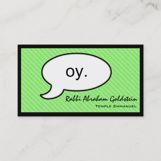 Penser Cloud Oy Rabbi Carte de visite (Devant)