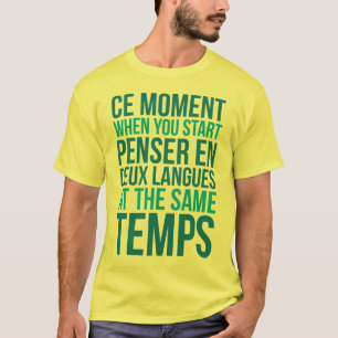 Penser en Deux Langues starten bij dezelfde Temps T-shirt