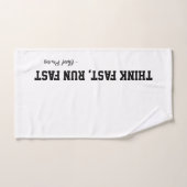 Penser Fast Run Sport Football Motivation (Serviette à main)