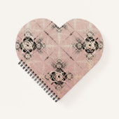 Penser Pastel Twists Carnet en forme de coeur (Devant)