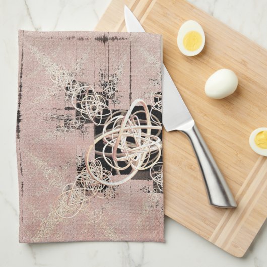 Penser Pastel Twists Tea Serviette (Quart Plié)