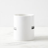 Penser ... Soyez Patient Café Mug (Centre)