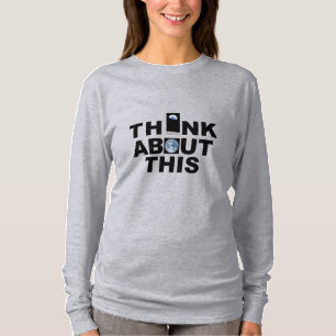 PENSEZ À CE T-shirt à manches longues pour femmes