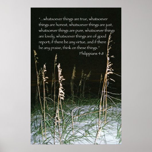 Pensez à ces choses Écriture poster - Version B (Devant)