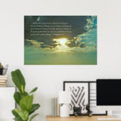 Pensez à ces choses poster - Version C (Bureau à domicile)