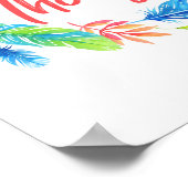 Pensez à des pensées heureuses poster de couronne  (Coin)