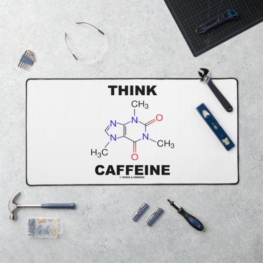 Pensez à la caféine (caféine, molécule chimique) (Poste de travail)