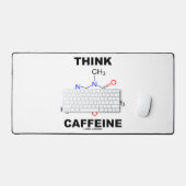 Pensez à la caféine (caféine, molécule chimique) (Clavier et souris)