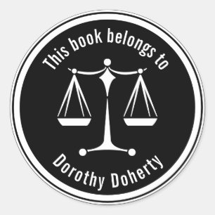 Pensez à la justice - Droit sticker