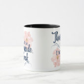 Pensez à l'intérieur drôle jolie mug (Centre)