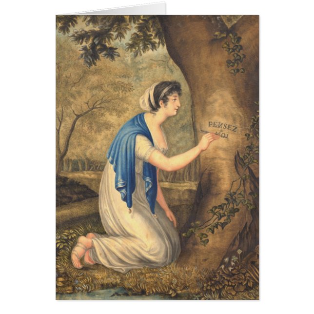 Pensez à moi la carte (Devant)