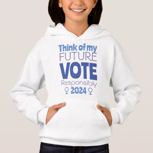 Pensez à mon avenir VOTE 2024 filles (Devant)