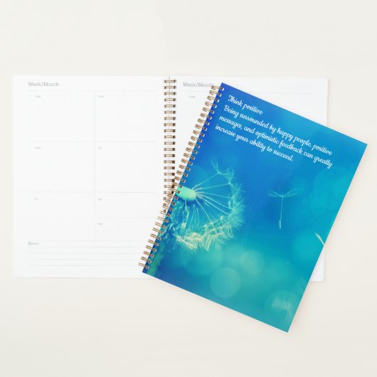 Pensez à un calendrier positif (Devant avec enveloppe)