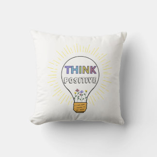 Pensez à un design Coussin positif pour la décorat