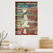 Pensez à une décoration d'affiche positive (Cuisine)