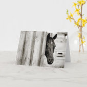 Pensez à votre carte de cheval (Fleur jaune)
