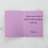 Pensez à votre carte de voeux. (Intérieur)