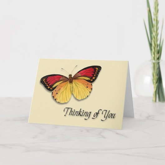 Pensez à votre carte papillon (Devant)
